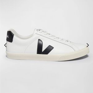 Veja Women's White and Black Sneakers